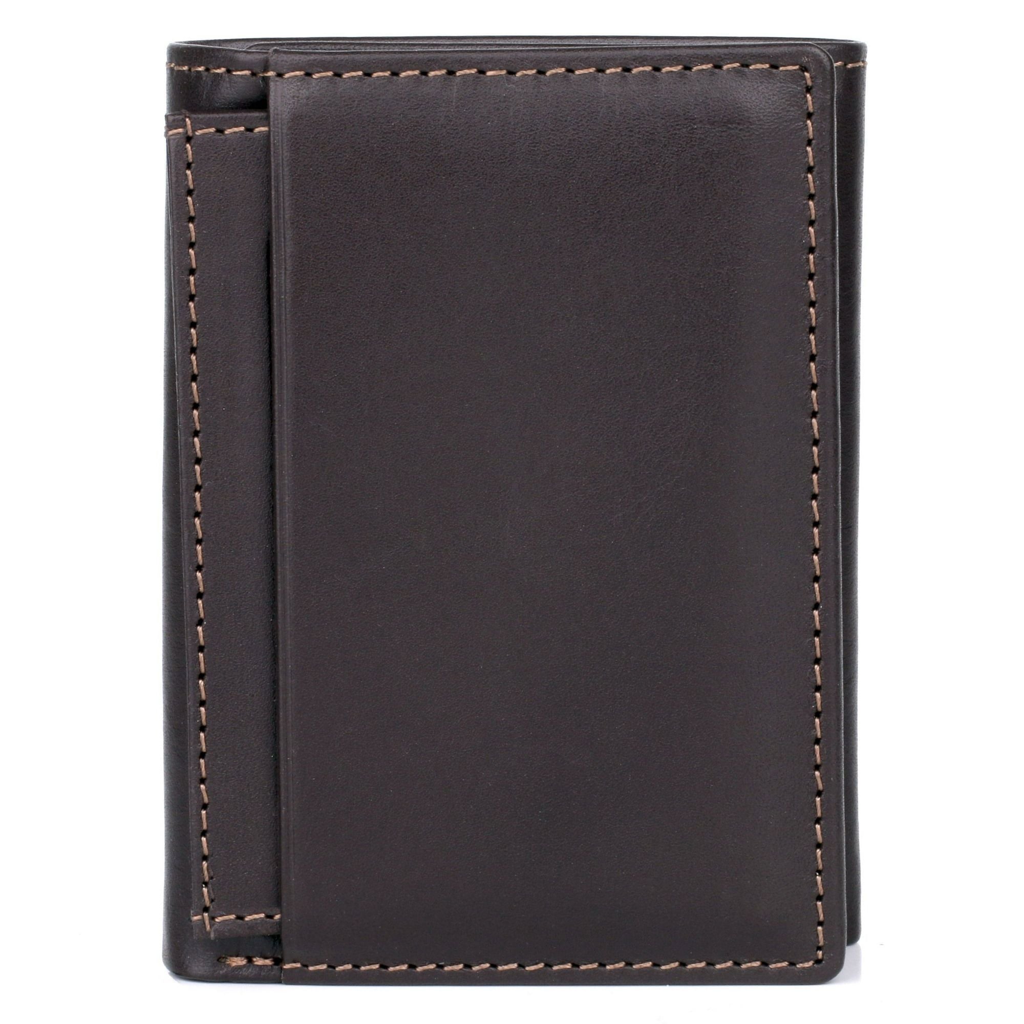 Dopp Men's Regatta ID Three-Fold Leather, Brown