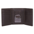 Dopp Men's Regatta ID Three-Fold Leather, Brown