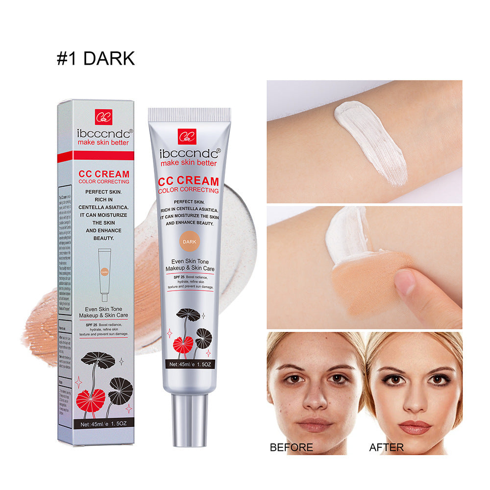 Moisturizing Correcting CC Cream Waterproof Anti-sweat Makeup Before Concealer Lasting Women Makeup Protect Skin Erborian Make Lootquake LLC