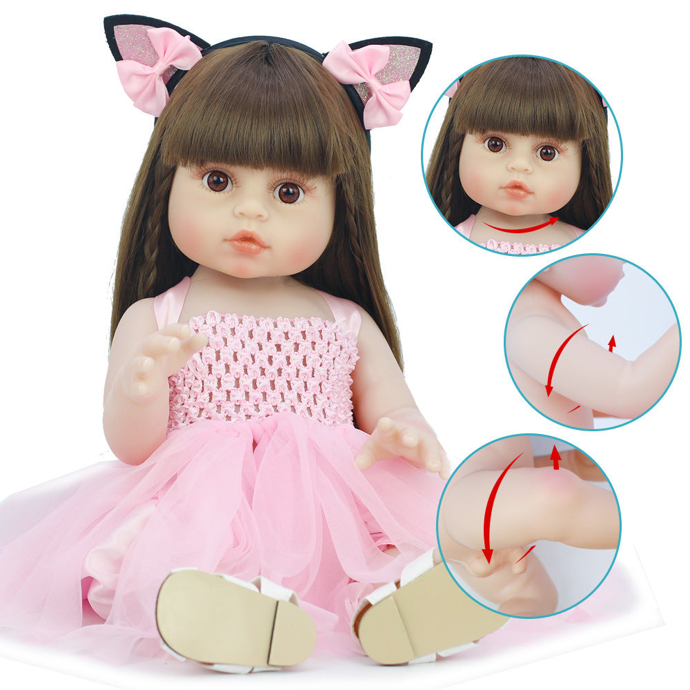 Multifunctional Reborn Doll Reborn Doll Simulation Vinyl Doll Pi-Mart