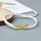 Infinity Charm Couple Bracelet Pi-Mart
