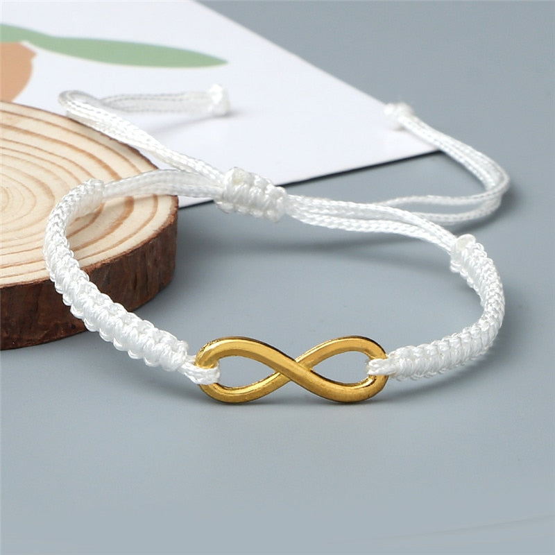 Infinity Charm Couple Bracelet Pi-Mart
