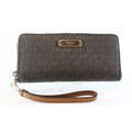 Michael Kors 32S7GTTE9B-200 Jet Set Continental Wristlet - Brown EasyOptionXY LLC