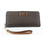 Michael Kors 32S7GTTE9B-200 Jet Set Continental Wristlet - Brown EasyOptionXY LLC
