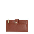 Time and Tru Women's Suzy Q Wallet Vinyl Solid Brown EasyOptionXY LLC