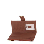 Time and Tru Women's Suzy Q Wallet Vinyl Solid Brown EasyOptionXY LLC