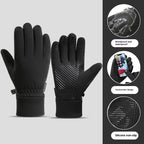 Fleece-lined Thick Waterproof And Cold-resistant Gloves Pi-Mart
