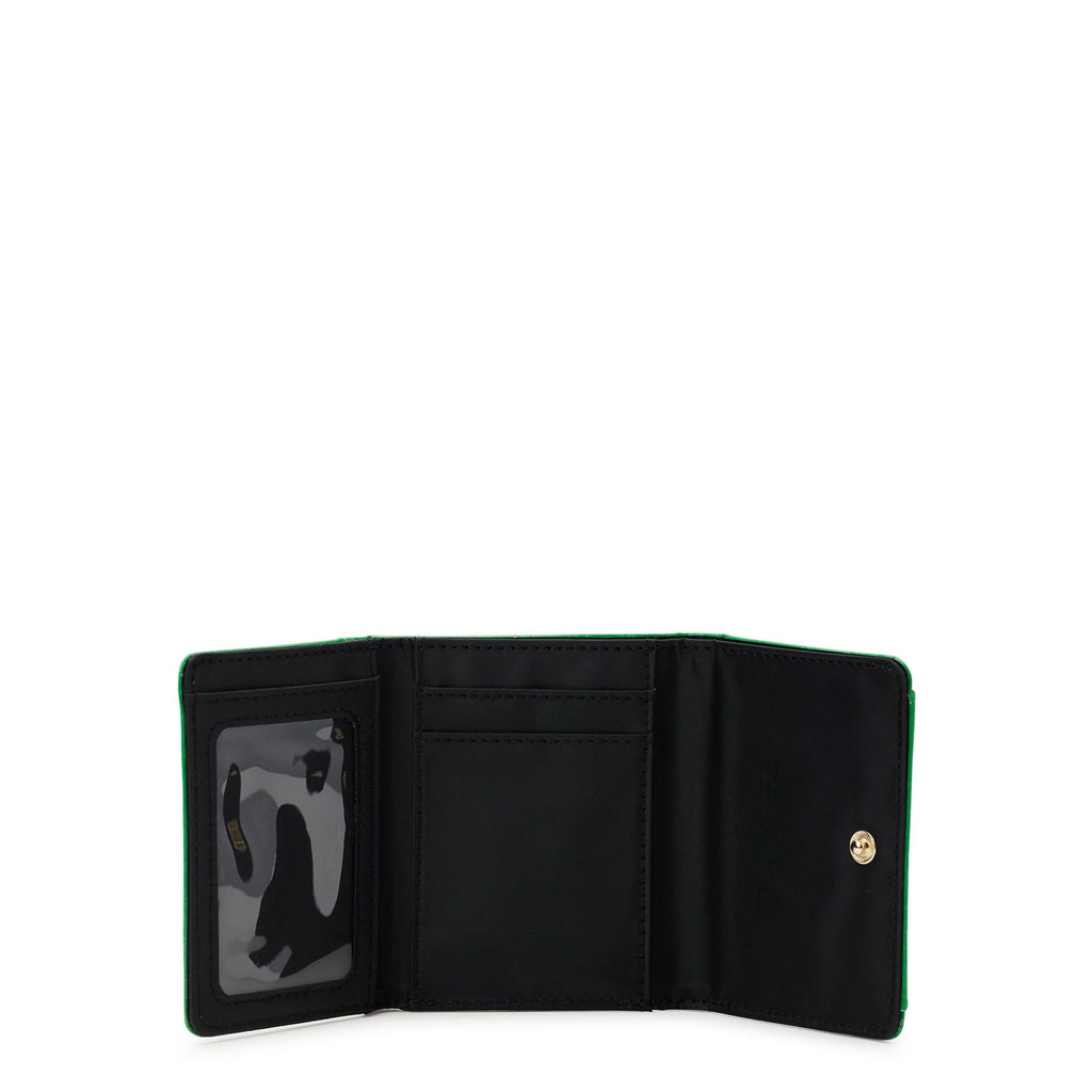 No Boundaries Women's Croc-Effect Faux-Leather Compact Wallet EasyOptionXY LLC