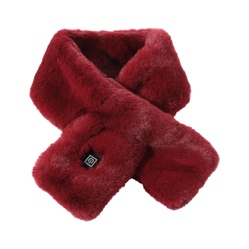 Heating Scarf USB Electric Heated Neck Wrap Heating Pad Pain Relief Three-gear Temperature Control Neck Warmer For Women Men Pi-Mart