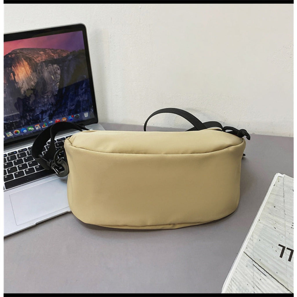 Men's shoulder bag, saddle round bottom bag, satchel fashion unisex small crossbody bag, women's simple crossbody bag - SJB-DIAMOND ELITES