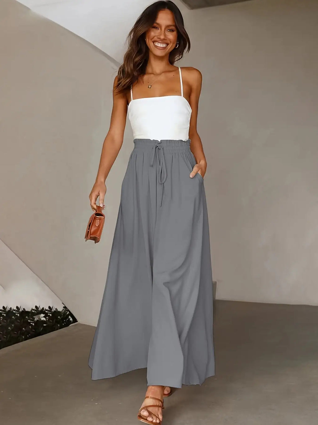 Ladies' Casual Wild Wide-leg Pants - SJB-DIAMOND ELITES