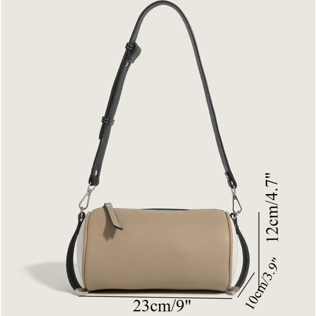 Women's bag simple texture underarm bag, fashionable versatile shoulder crossbody bag, small cylinder bag - SJB-DIAMOND ELITES