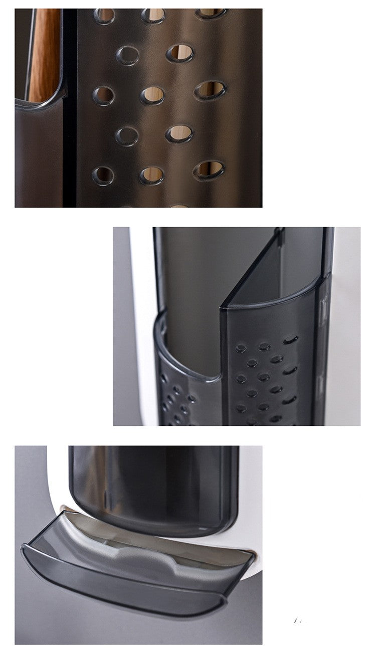 Punch-free Wall-mounted Drain Chopstick Holder