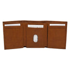 North Dakota State Leather Trifold Wallet (Manmade Interior) EasyOptionXY LLC