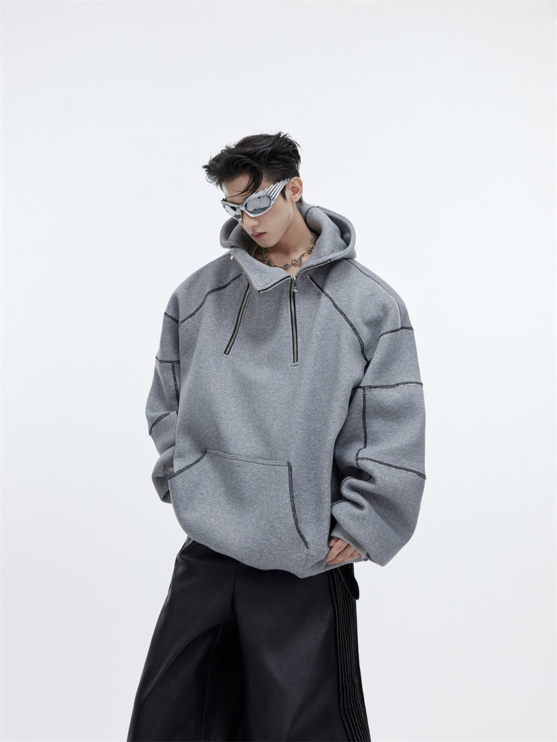 Men's Three-dimensional Fleece Hoodie Pi-Mart