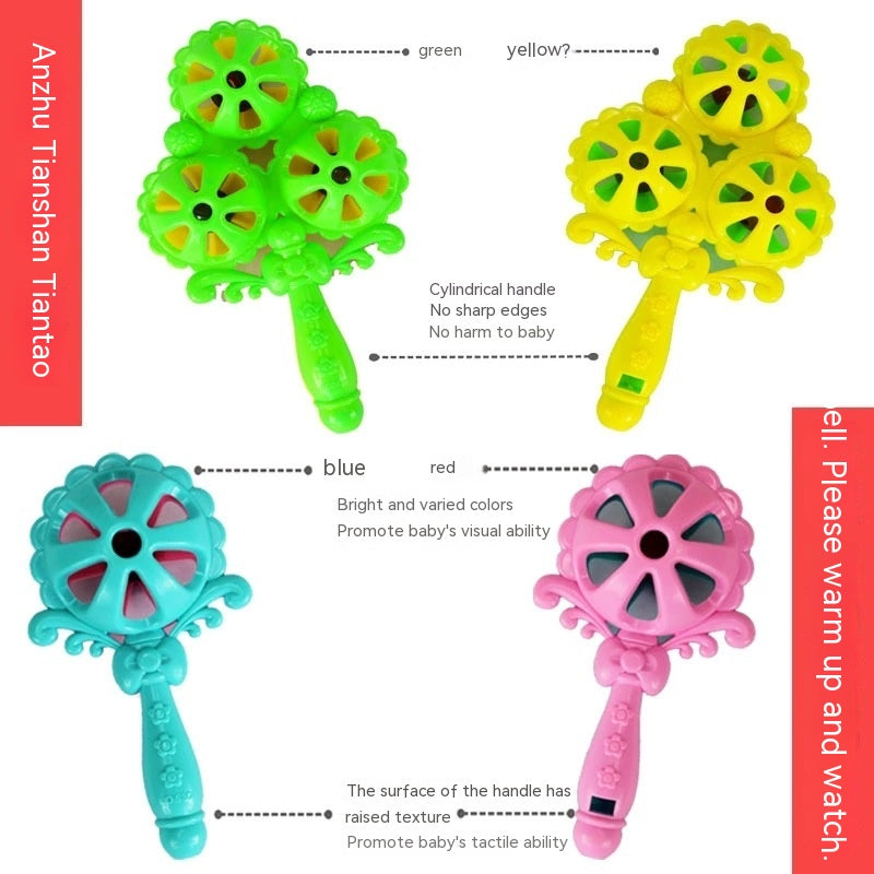Baby Toys 3-6-12 Months Newborn Rattle 0-1 Year Old Baby Early Childhood Education Toddler Rattle Teether Pi-Mart
