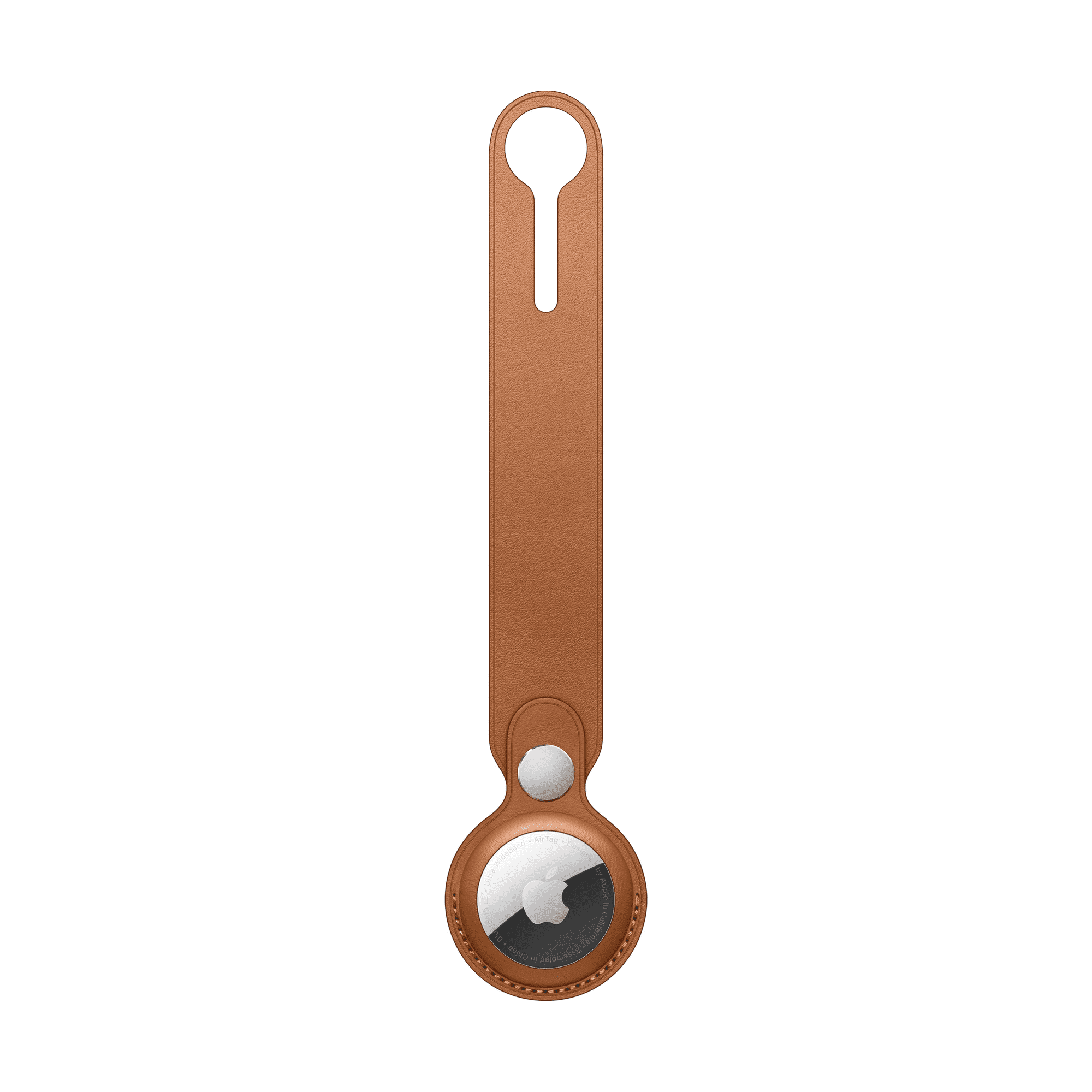Apple AirTag Leather Loop - Saddle Brown EasyOptionXY LLC