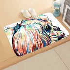 Digital Printing Floor Mat Bathroom Kitchen Toilet Absorbent non-slip Mat Pi-Mart
