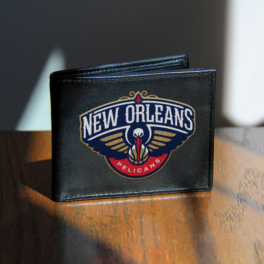 NBA - Men's New Orleans Hornets Embroidered Billfold Wallet