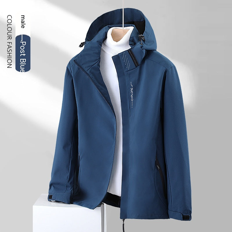 Thin Shell Jacket Waterproof Windbreaker Jacket Pi-Mart