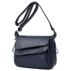 Winter style white handbag luxury leather handbag Pi-Mart