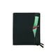 BLACK BELLINO LEATHER ZIP-AROUND PADFOLIO EasyOptionXY LLC