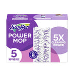 Swiffer PowerMop Multi-Surface Mopping Pad Refills, 5 Count Mop Heads EasyOptionXY LLC