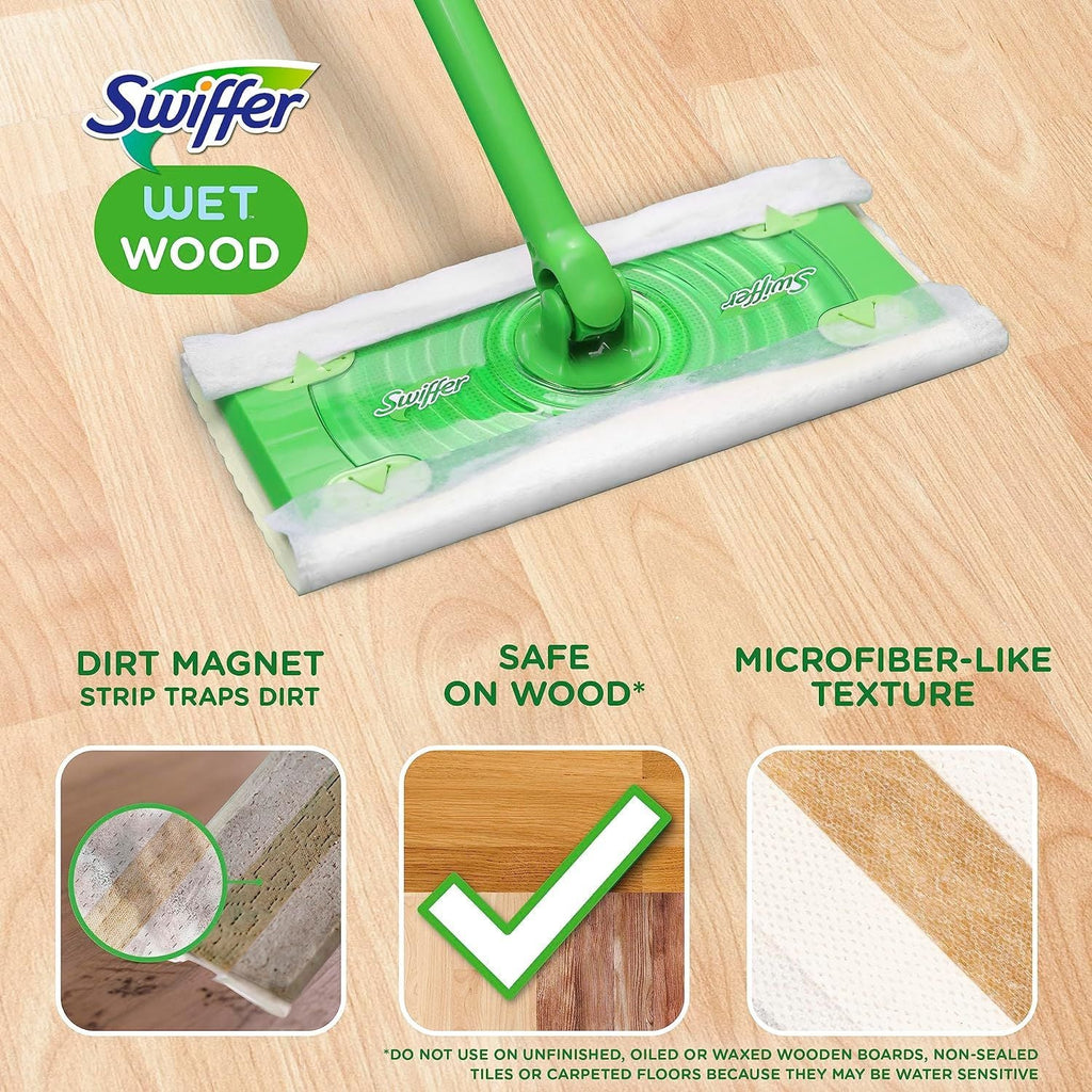 Swiffer Sweeper Wet Wood Floor Mopping Cloths, 20 Ct EasyOptionXY LLC