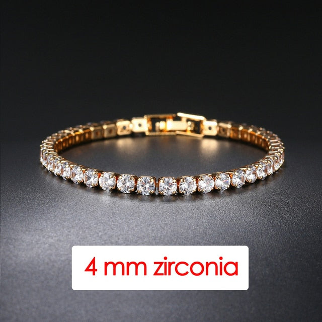 Iced Out Crystal Tennis Bracelet Pi-Mart