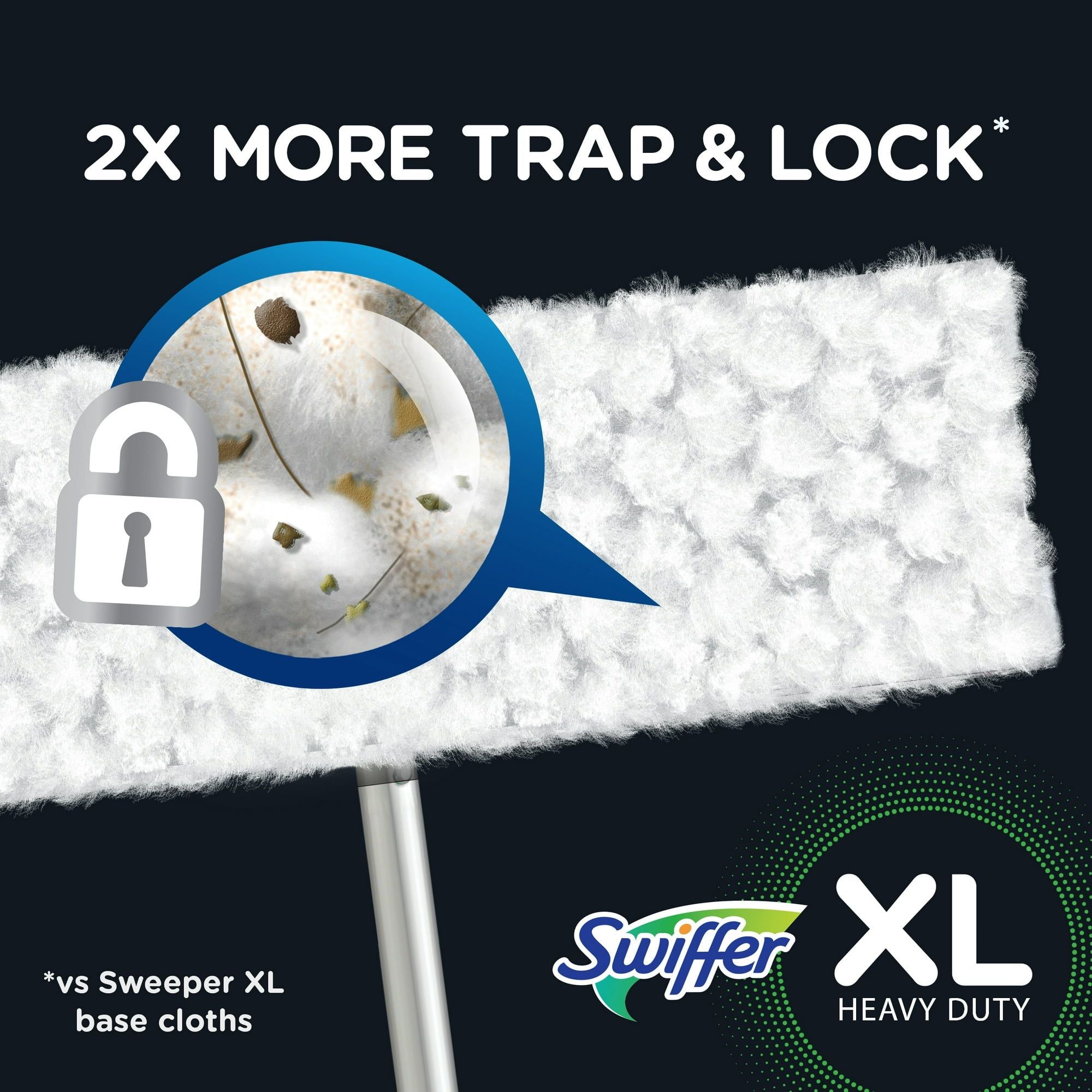 Swiffer Sweeper XL Heavy Duty Multi-Surface Dry Cloth Refills, 10 Count