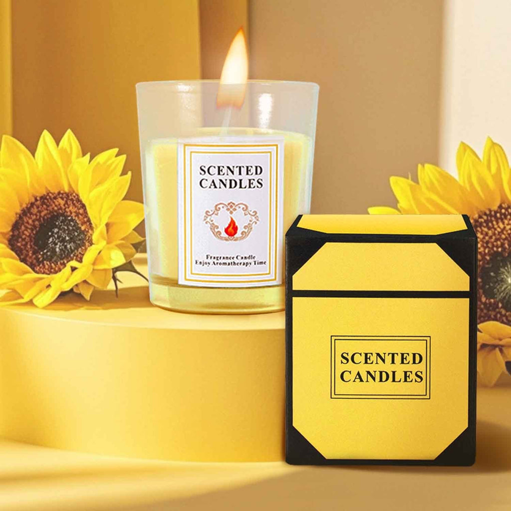 8pcs "Not A Day Over Fabulous" Yellow Spa & Bath Gift Set - Includes Insulated Travel Mug with Lid, Scented Candle, Bath Bomb, Diamond Soap, Love Note Card & Elegant Gift Box - Ideal for Women, Men, Friends on Christmas, Than