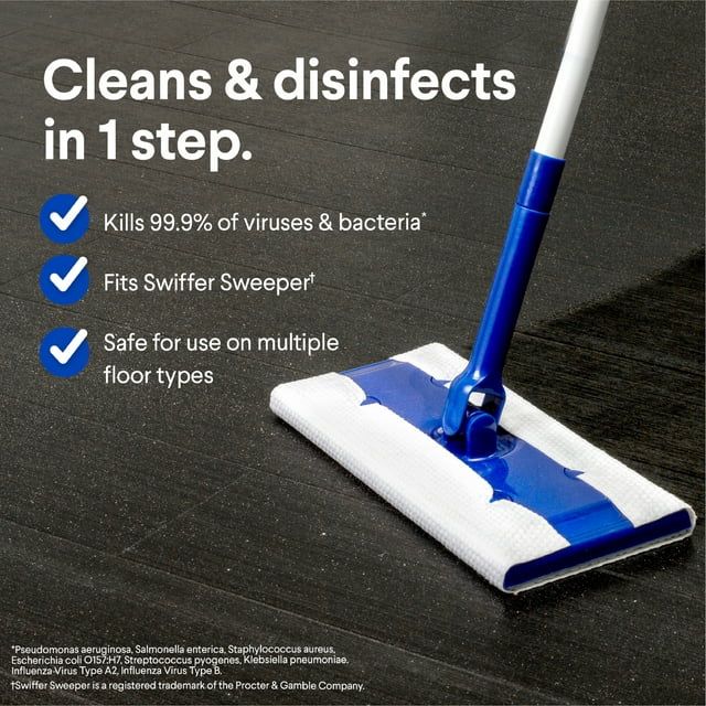 Clorox Scentiva Disinfecting Wet Mop Pads, Pacific Breeze and Coconut, 48 Count EasyOptionXY LLC