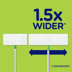 Swiffer Sweeper XL Wet + Dry Kit, 1 Sweeper, 8 Dry Sweeping Cloths, 2 Wet Mop Cloths EasyOptionXY LLC