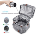 Fresh-keeping And Cold-keeping Double Layer Lunch Bag Stylish And Portable Outdoor