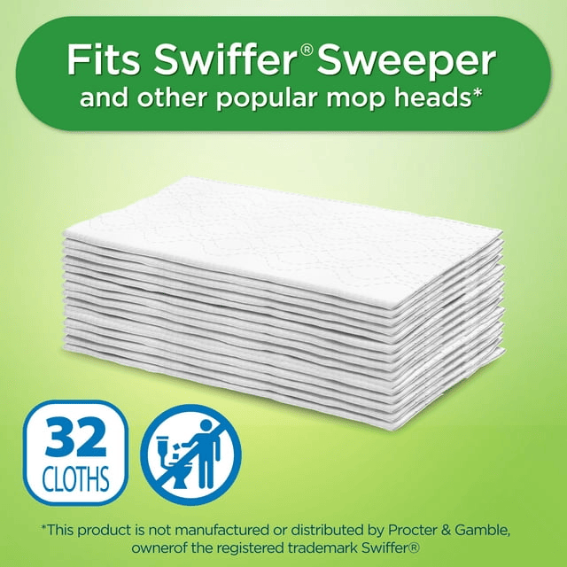 Great Value Dry Sweeping Cloth Refills, 52 Count EasyOptionXY LLC