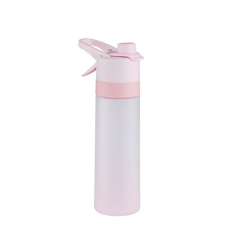 Spray Water Bottle For Girls Outdoor Sport Fitness Water Cup Large Capacity Spray Bottle Drinkware Travel Bottles Kitchen Gadgets Pi-Mart