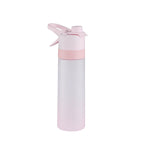 Spray Water Bottle For Girls Outdoor Sport Fitness Water Cup Large Capacity Spray Bottle Drinkware Travel Bottles Kitchen Gadgets Pi-Mart