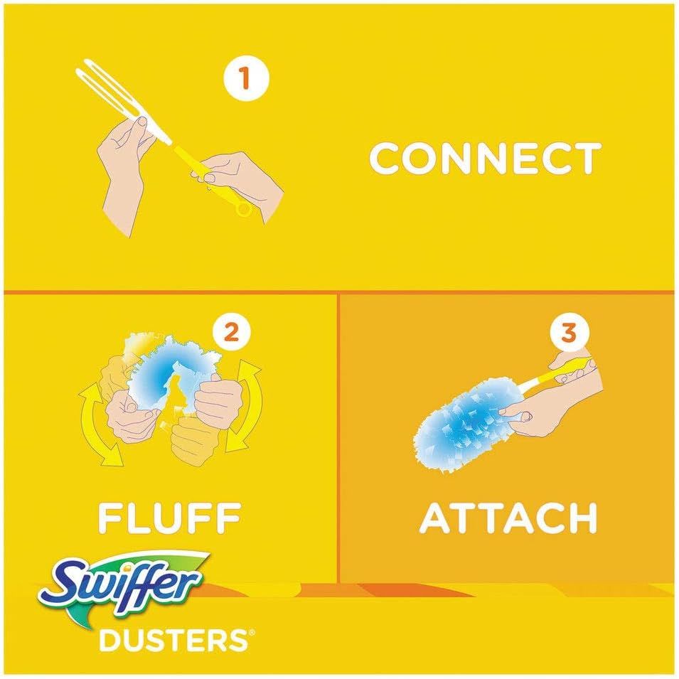 Swiffer 11804 Dusters Cleaner Starter Kit (6-Piece/Carton) EasyOptionXY LLC