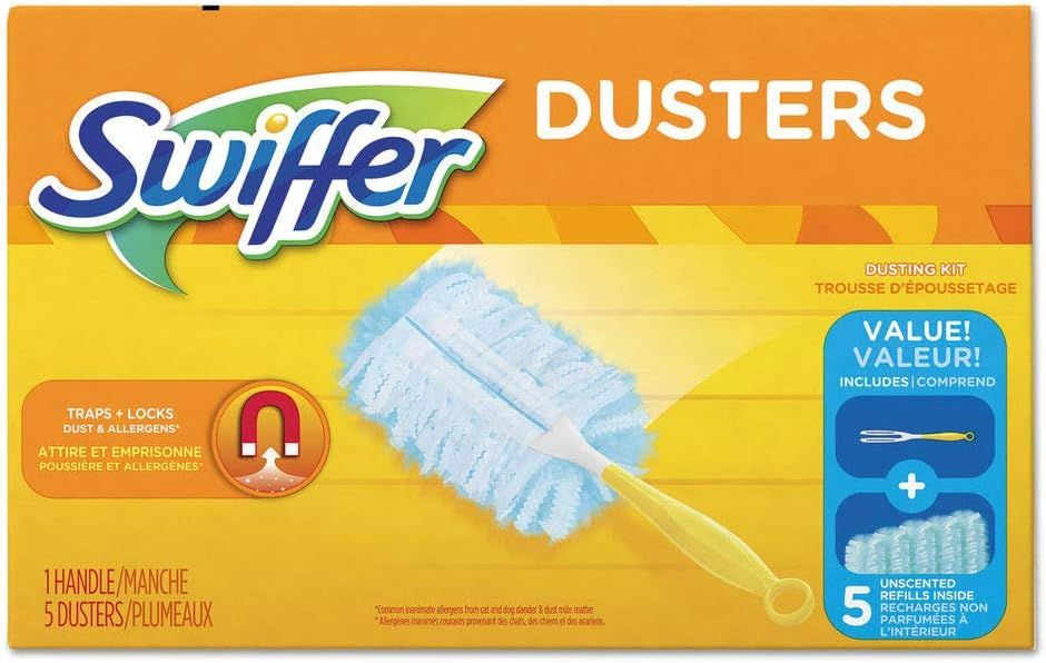 Swiffer 11804 Dusters Cleaner Starter Kit (6-Piece/Carton) EasyOptionXY LLC