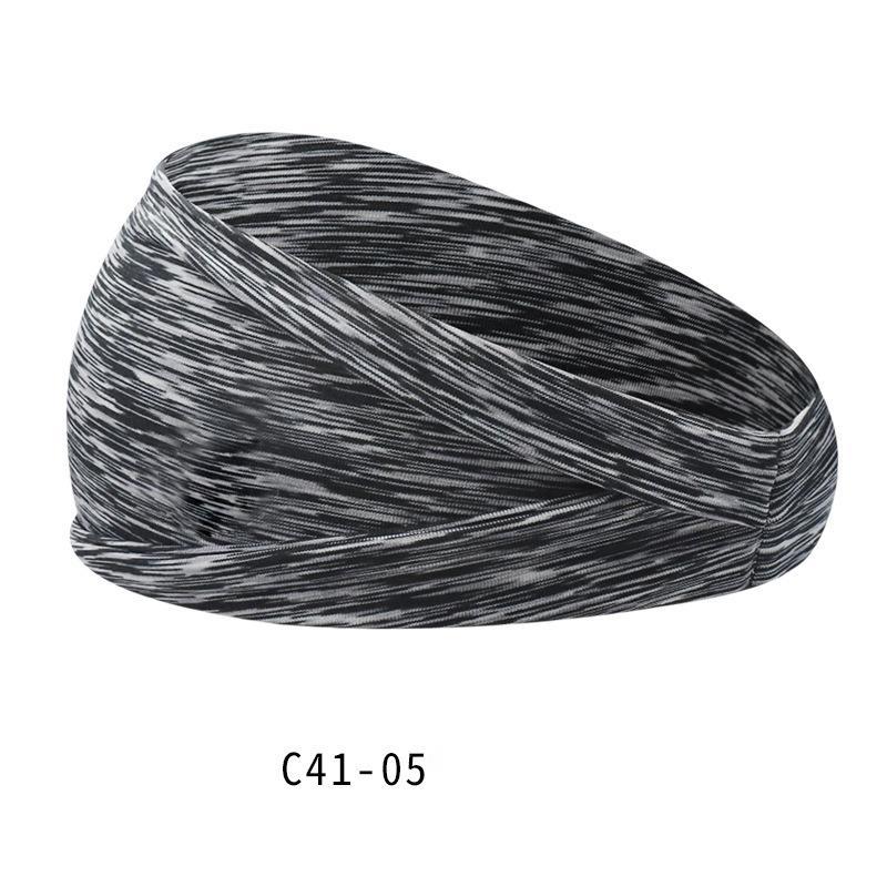 Hairband Sweat-absorbent Solid Color Fashion Yoga Pi-Mart