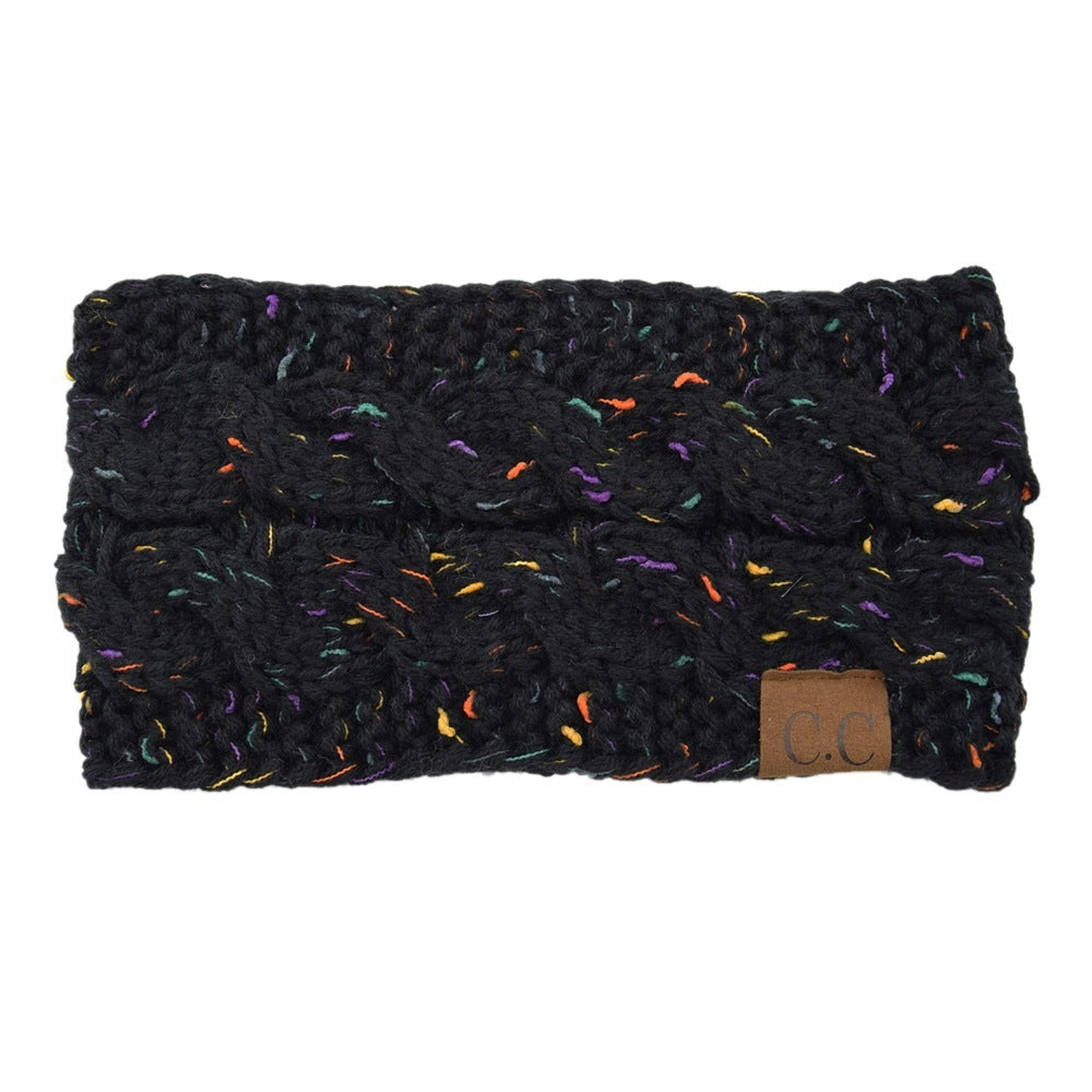 European And American Knitted Hairband Wool Variegated Pi-Mart