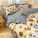 Green Four-piece Duvet Cover Pi-Mart