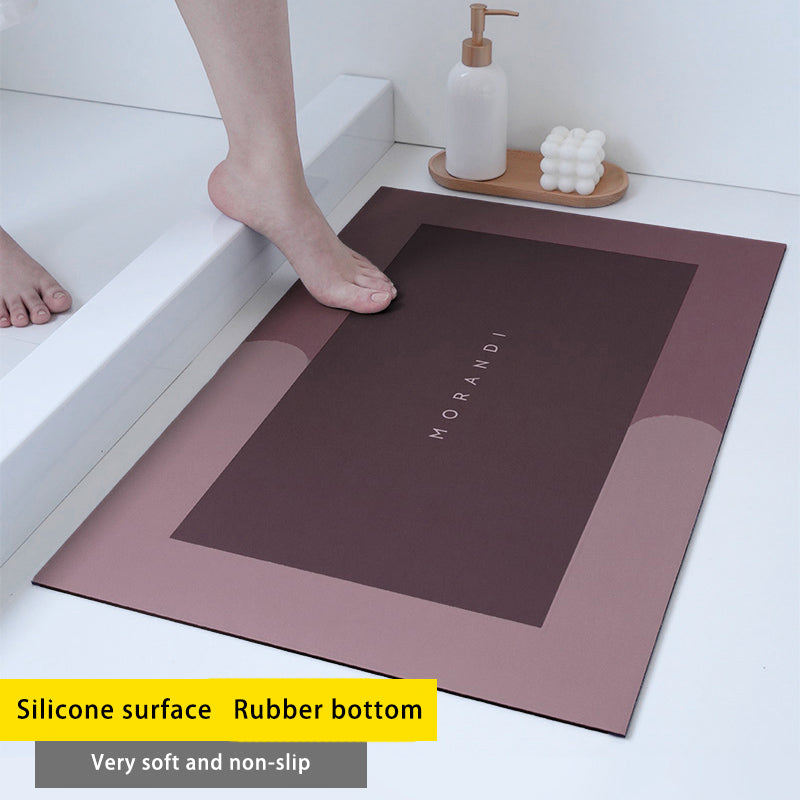 Diatom Mud Absorbent Pad Toilet Floor Mat Soft Non-slip Pi-Mart