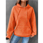 Women's Loose Casual Solid Color Long-sleeved Sweater Pi-Mart