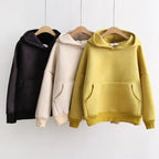 Suede Sweatshirt Hoodie Pi-Mart