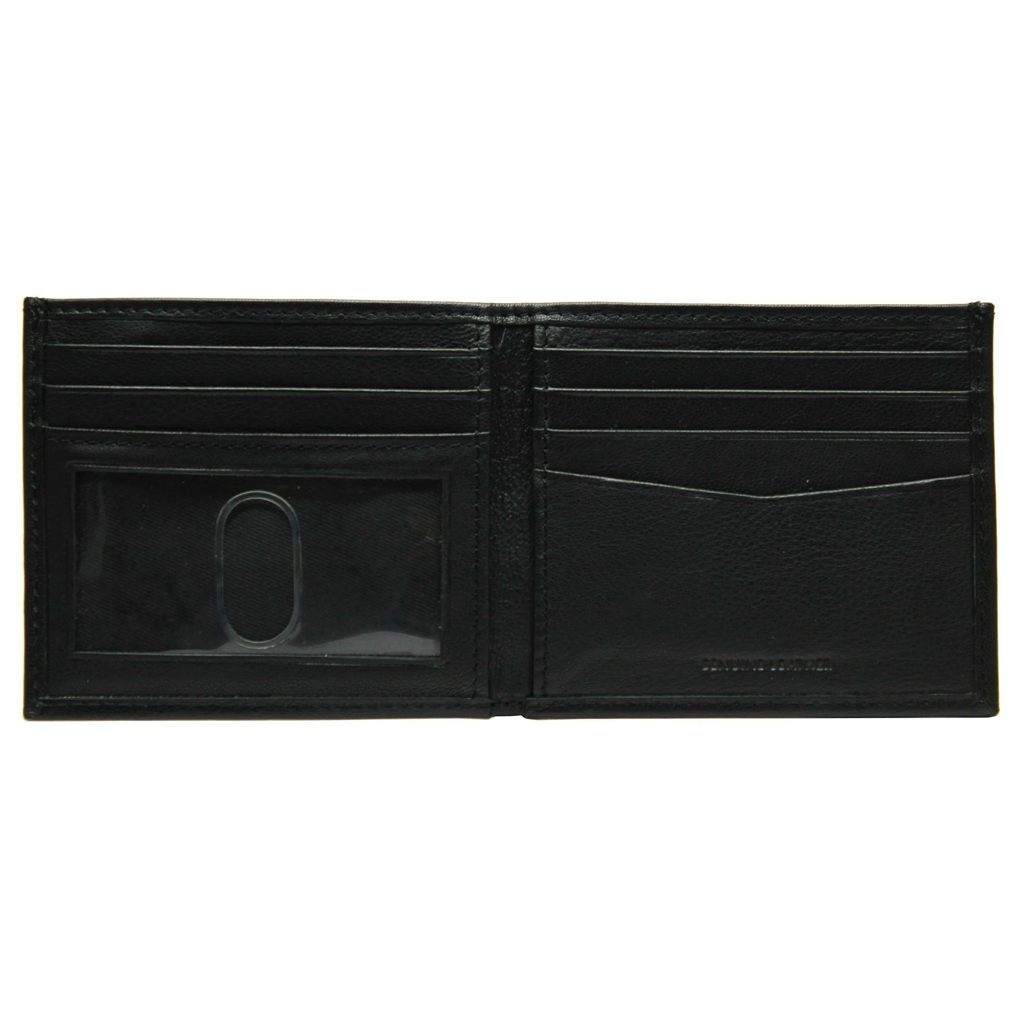 Men's George Black Billfold Wallet EasyOptionXY LLC