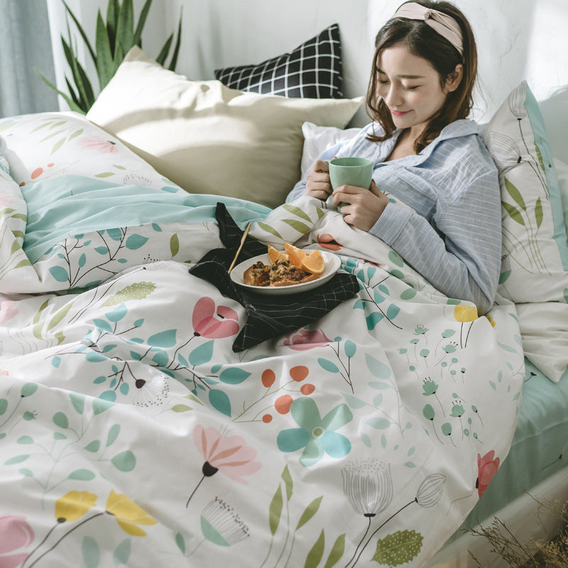 Pineapple double duvet cover spring and summer Pi-Mart