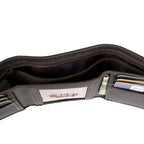 Genuine Dickies Men's Leather Trifold Wallet with Zipper EasyOptionXY LLC