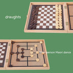 Four-in-one Foldable And Portable Storage Game Chess Box Set Pi-Mart