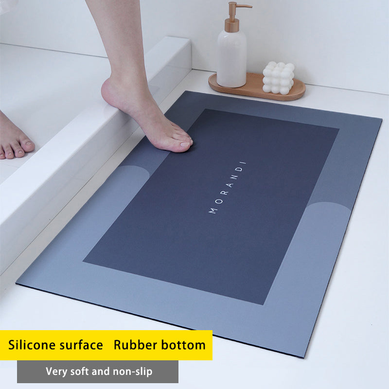 Diatom Mud Absorbent Pad Toilet Floor Mat Soft Non-slip Pi-Mart